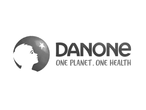 Das Logo von Danone